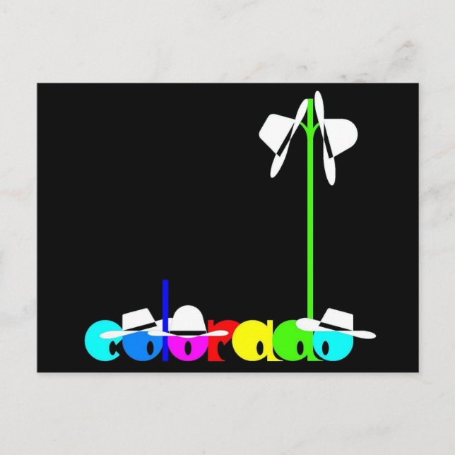 Souvenir Colorado Postcard Postkarte (Vorderseite)