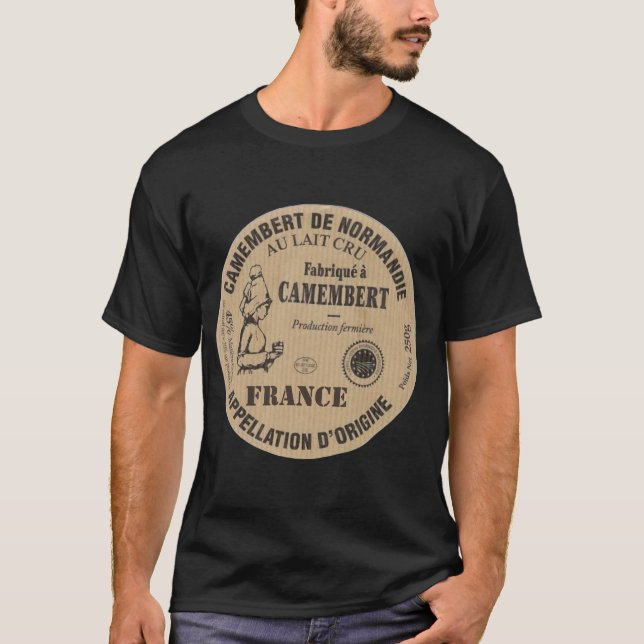 Souvenir de France: Le camembert T-Shirt (Vorderseite)