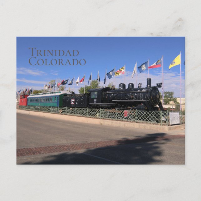 Souvenir des Trinidad Colorado Postkarte (Vorderseite)