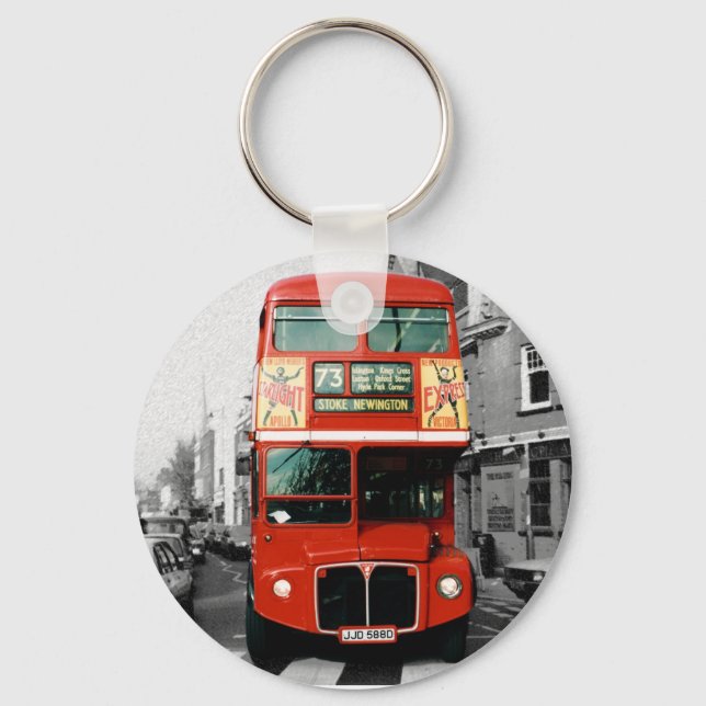 Souvenir London Bus Schlüsselanhänger (Vorderseite)