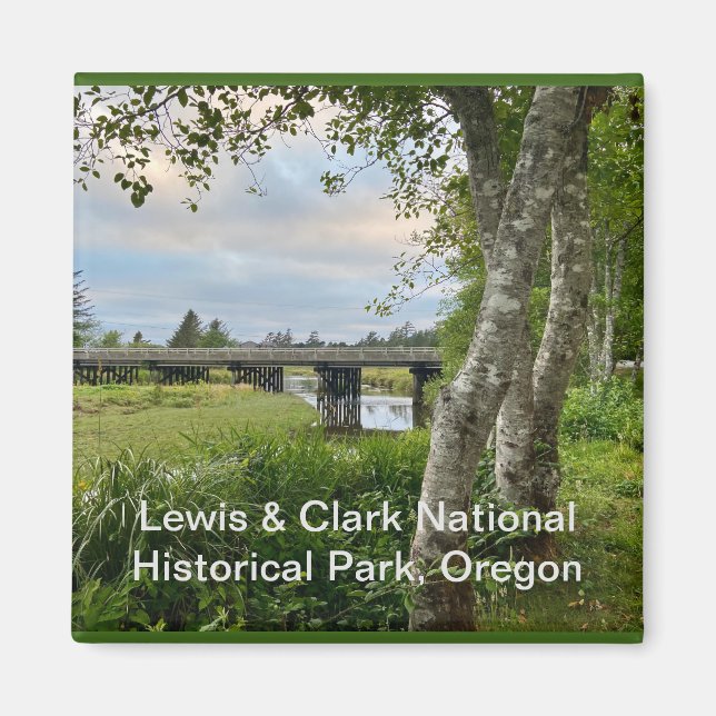 Souvenir Magnet: Lewis & Clark Nat'l Historischer  Magnet (Vorne)