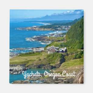 Souvenir Magnet: Yachten, Küste von Oregon Magnet
