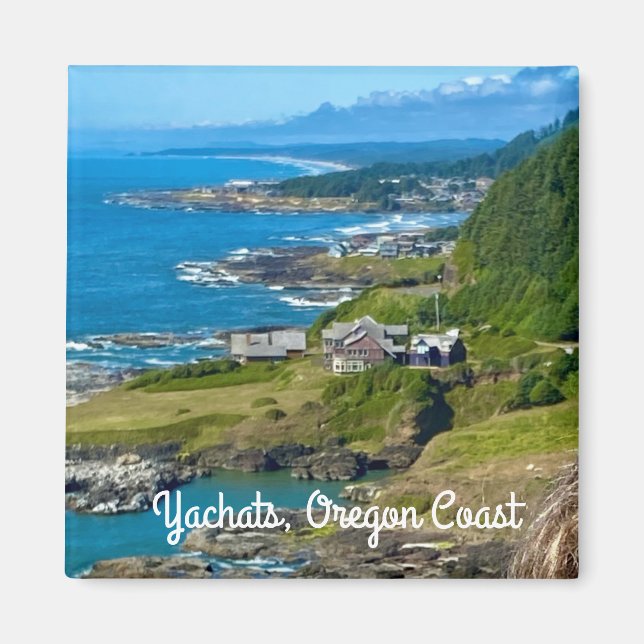 Souvenir Magnet: Yachten, Küste von Oregon Magnet (Vorne)