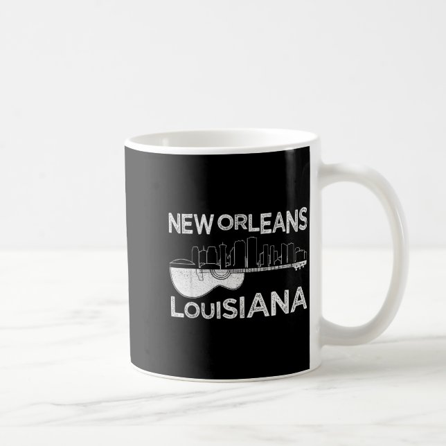 Souvenir New Orleans Guitar Music Louisiana New Or Kaffeetasse (Rechts)