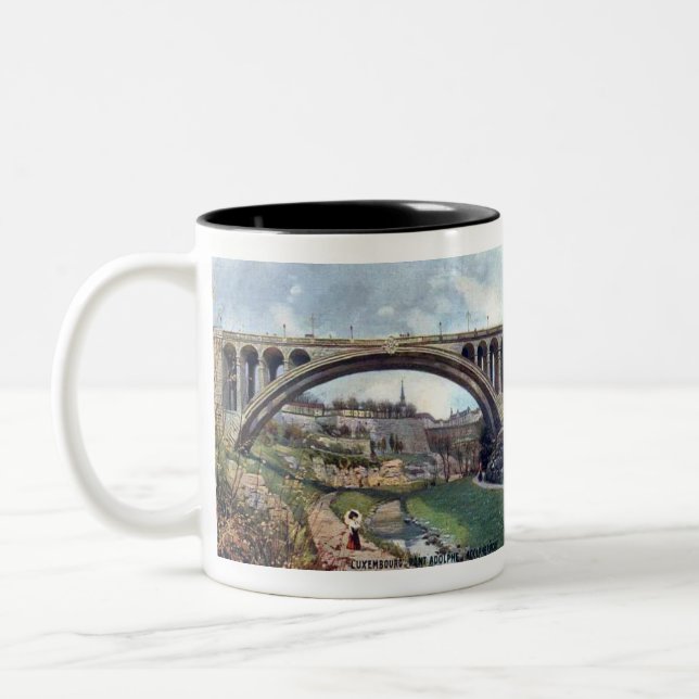 Souvenir-Tasse Zweifarbige Tasse (Links)