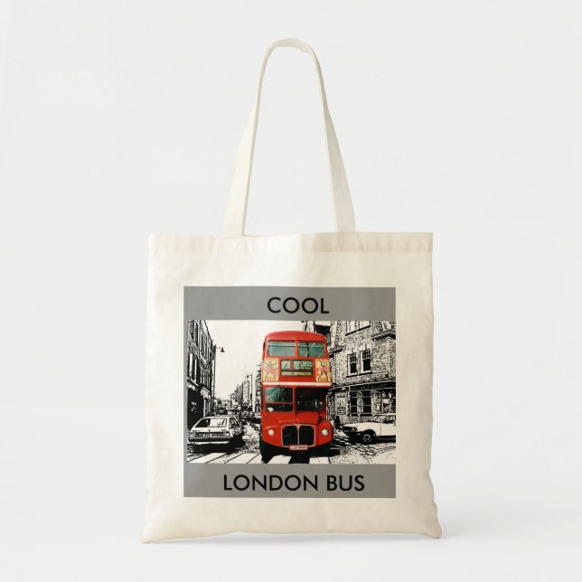 Souvenir Tote Bag aus London England Tragetasche (Vorne)