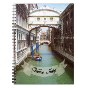 Souvenir von Venedig Italien Bridge of Sights Notizblock