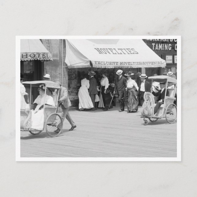 Souvenirs auf dem Boardwalk Postkarte (Vorderseite)