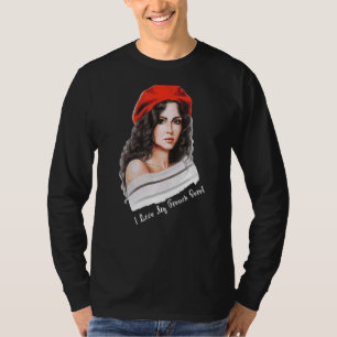 Souvenirs aus Frankreich Paris Französisch Beret H T-Shirt