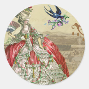 Souvenirs de Versailles Umschlag Aufkleber