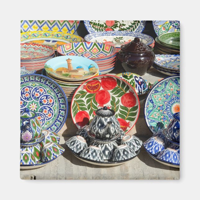 Souvenirs in Usbekistan Magnet (Vorne)