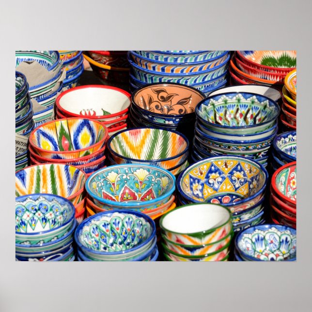 Souvenirs in Usbekistan Poster (Vorne)