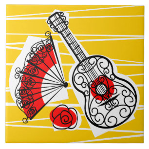 Souvenirs-Keramik Fliese