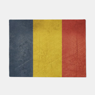 Souveräne Staatsflagge des Grunge von Rumänien Fußmatte