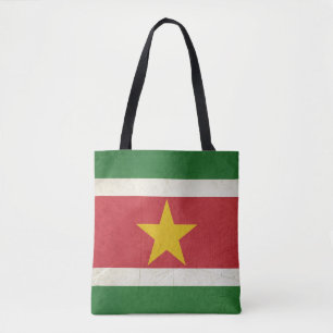 Souveräne Staatsflagge des Grunge von Surinam