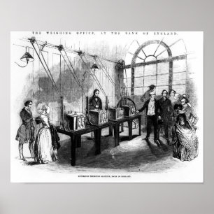 Souveräne Waage, Bank of England Poster