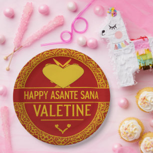 Souveräner Geist Frohen Valentinstag Premium BEO Pappteller