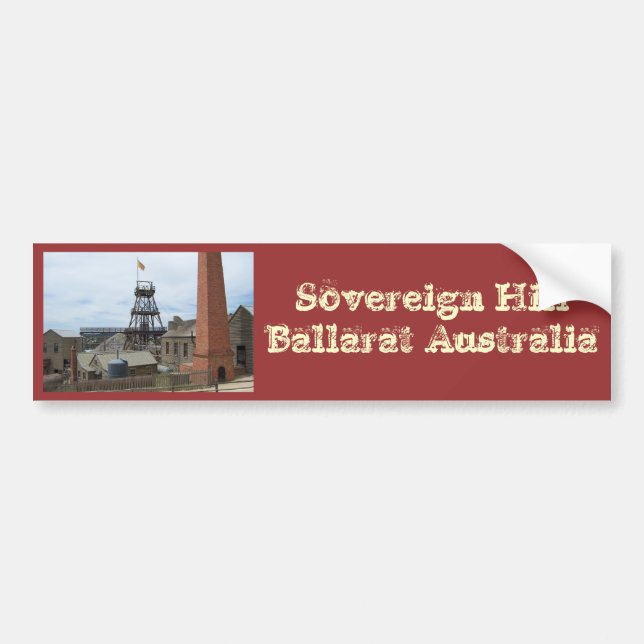 Souveräner Hügel Ballarat Australien Autoaufkleber (Vorne)