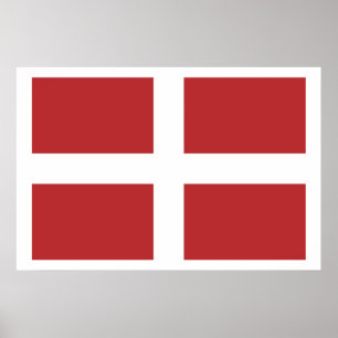 Souveräner Militärauftrag von Malta, Panama Flagge Poster