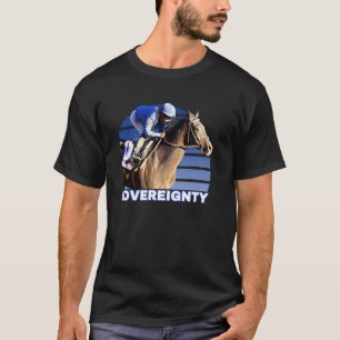 Souveränität Pferd, Pferderennen, Santa Anita, Del T-Shirt