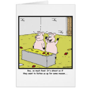 Soviel Nahrung: Schwein-Cartoon