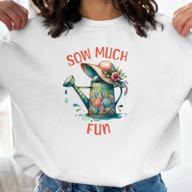 Soviel Spaß weißes Sweatshirt (Von Creator hochgeladen)