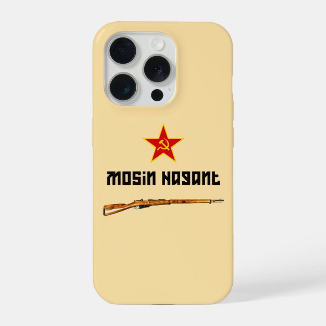 Soviet Mosin Nagant Rifle Phone Case iPhone Hülle (Rückseite)