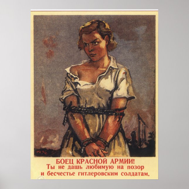 Soviet Propaganda Poster (Vorne)