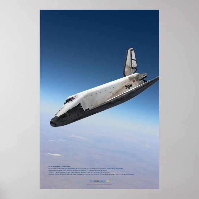 Soviet Space Icon: Buran Reentry Poster (Vorne)