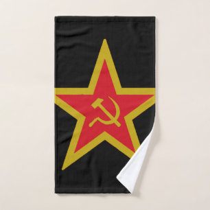 Soviet Union Communist Star Flag Handtuch
