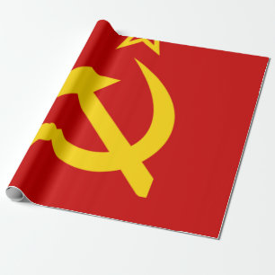Soviet Union Flag Geschenkpapier