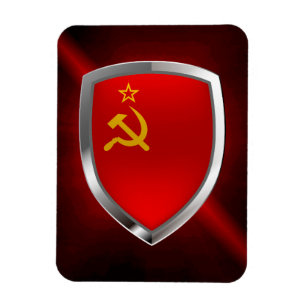 Sovietic Union Mettalic Emblem Magnet