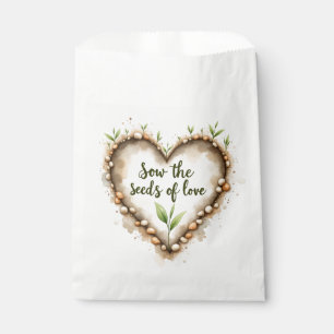 Sow Love Seeds Gunstbeutel - Erdiges Wasserfarben- Geschenktütchen