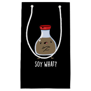 Sowas Funny Soy Sauce Pun Dark BG Kleine Geschenktüte