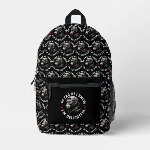 Soweit ich weiß, bin ich ein wunderbarer, lustiger bedruckter rucksack