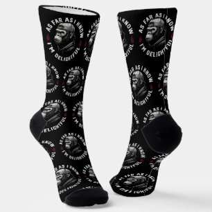 Soweit ich weiß, bin ich ein wunderbarer, lustiger socken