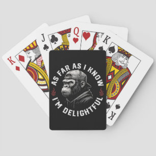 Soweit ich weiß, bin ich ein wunderbarer, lustiger spielkarten