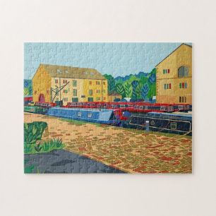 Sowerby Bridge Kanalbassin-Kunst Puzzle
