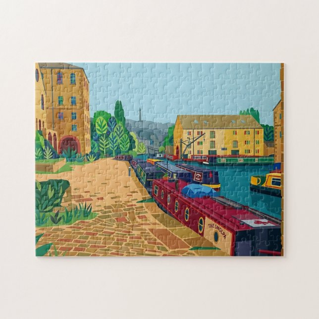 Sowerby Bridge Kanalbassin Puzzle (Horizontal)