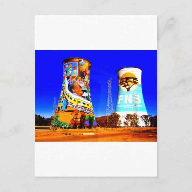 Soweto, Südafrika Postkarte (Vorderseite)