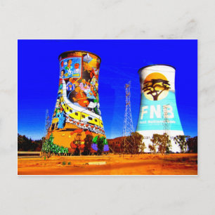 Soweto, Südafrika Postkarte