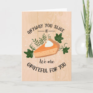 sowieso du es dir dankbar schneiden Erntedank  Karte