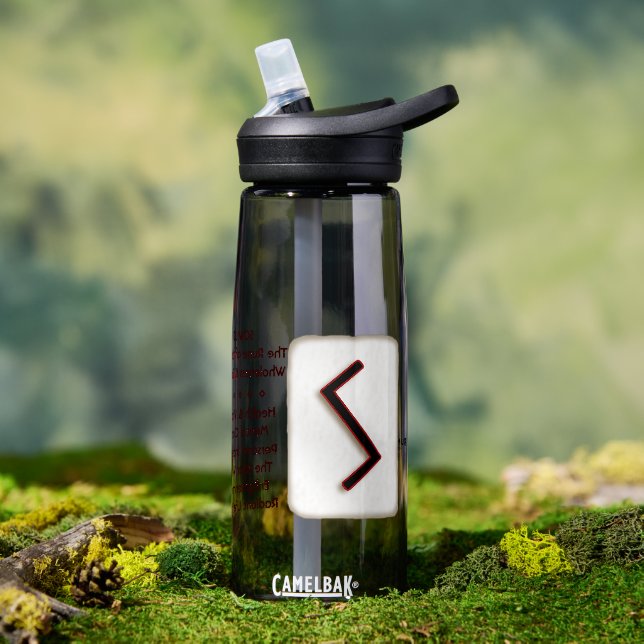 Sowilo "Erfolg" Runenstein Trinkflasche (Außenbereich)