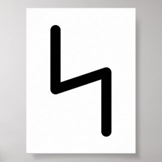 SOWILO Nordische Rune (Sonne, Erfolg) | Elder Futh Poster