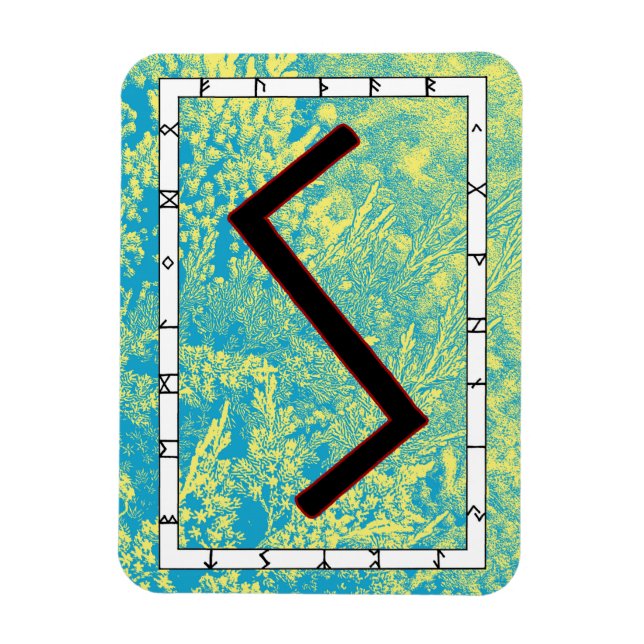 Sowilo Viking Rune Magnet - Erfolg! (Vertikal)