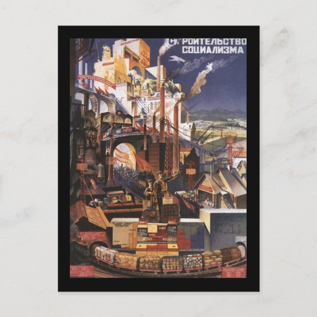 Sowjet Postkarte (Vorderseite)