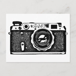 Sowjetisch Russische Kamera - Schwarz Postkarte