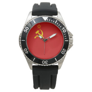 Sowjetische Gewerkschaft (UdSSR) (kommunistischer  Armbanduhr