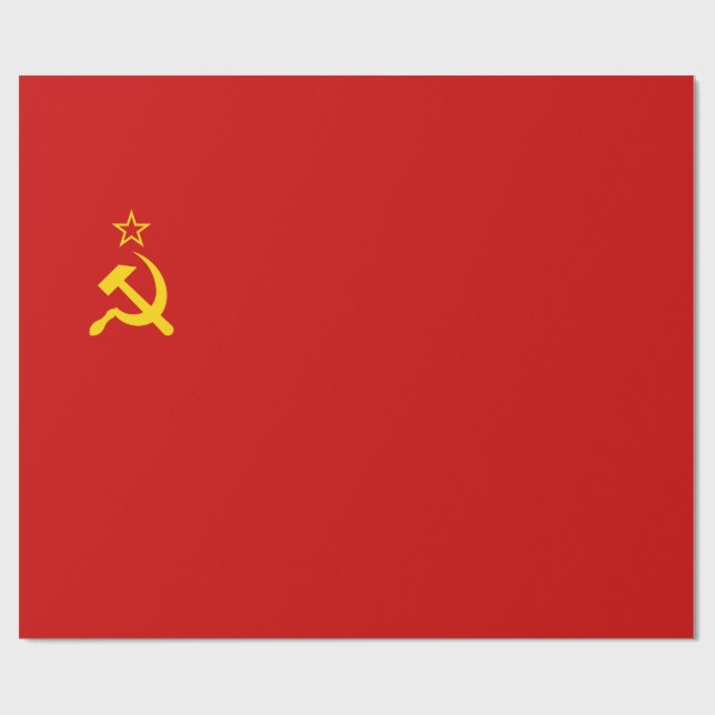 Sowjetische Gewerkschaft (UdSSR) (kommunistischer  Geschenkpapier (Flach)