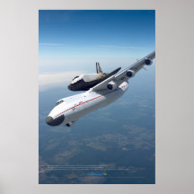 Sowjetische Luftfahrt: An-225 und Buran Poster
